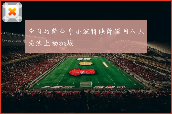今日对阵公牛小波特缺阵篮网八人无法上场挑战